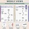 bloom daily planners 2026 Hard Cover Weekly & Monthly Vision Planner, 7.5" x 9", Good Things Are Coming